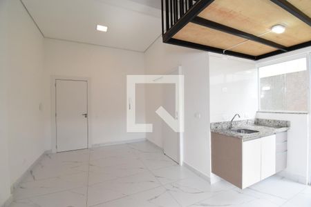 Sala/Cozinha do Loft de kitnet/studio para alugar com 1 quarto, 45m² em Jardim das Américas, Curitiba