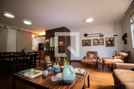 Sala  de apartamento para alugar com 4 quartos, 145m² em Luxemburgo, Belo Horizonte