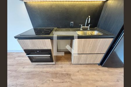Sala/Cozinha de apartamento para alugar com 1 quarto, 41m² em Indianópolis, São Paulo