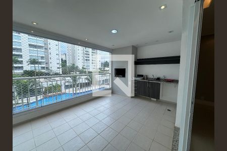 Varanda da Sala de apartamento para alugar com 3 quartos, 158m² em Tamboré, Santana de Parnaíba