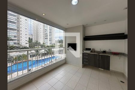Varanda da Sala de apartamento para alugar com 3 quartos, 158m² em Tamboré, Santana de Parnaíba