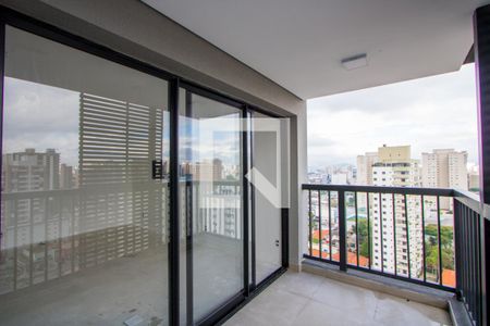 Varanda/Área de serviço de apartamento à venda com 1 quarto, 30m² em Jardim, Santo André