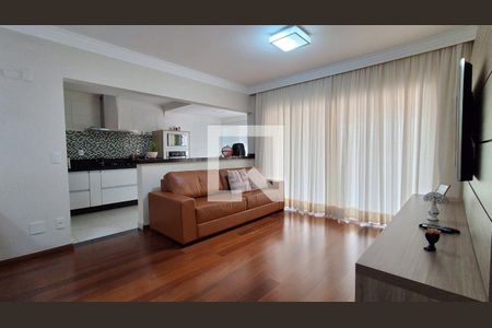 Sala de apartamento para alugar com 3 quartos, 123m² em Jardim Sao Caetano, São Caetano do Sul