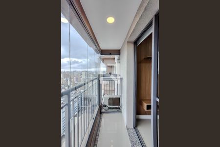 Varanda da Sala de apartamento para alugar com 1 quarto, 28m² em Liberdade, São Paulo