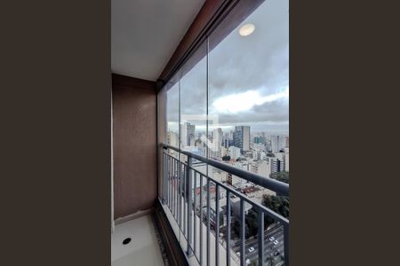 Varanda da Sala de apartamento para alugar com 1 quarto, 28m² em Liberdade, São Paulo