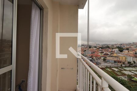 Sacada da Sala de apartamento para alugar com 3 quartos, 67m² em Vila Homero Thon, Santo André