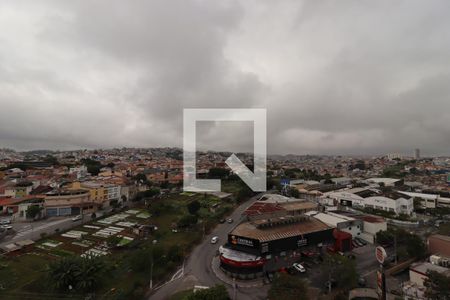 Vista da Sacada da Sala de apartamento para alugar com 3 quartos, 67m² em Vila Homero Thon, Santo André