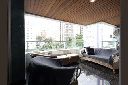 Varanda da Sala de apartamento à venda com 3 quartos, 168m² em Real Parque, São Paulo