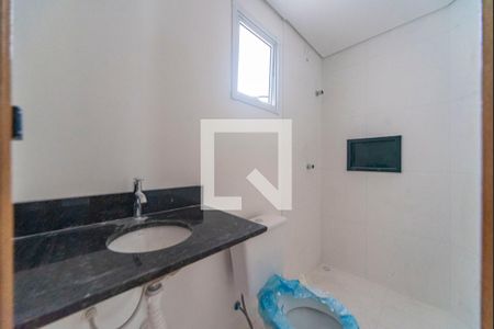 Banheiro de apartamento à venda com 2 quartos, 84m² em Vila Humaita, Santo André
