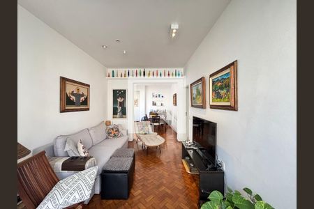 Sala de apartamento à venda com 2 quartos, 100m² em Copacabana, Rio de Janeiro