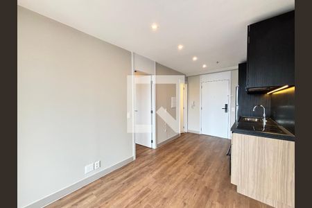 Sala/Cozinha de apartamento para alugar com 1 quarto, 41m² em Indianópolis, São Paulo