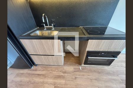 Sala/Cozinha de apartamento para alugar com 1 quarto, 41m² em Indianópolis, São Paulo