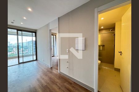 Sala/Cozinha de apartamento para alugar com 1 quarto, 41m² em Indianópolis, São Paulo