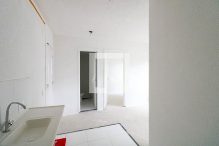 Sala / Cozinha de apartamento para alugar com 2 quartos, 31m² em Jardim Caravelas, São Paulo