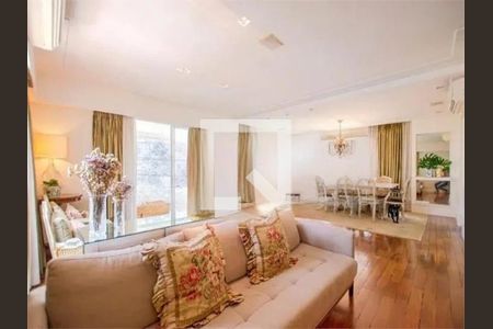 Sala de apartamento para alugar com 4 quartos, 214m² em Indianópolis, São Paulo