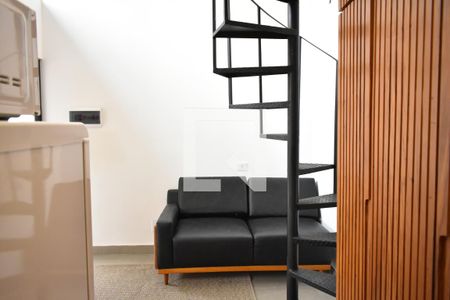 Sala/Cozinha de apartamento para alugar com 1 quarto, 60m² em Mirandópolis, São Paulo