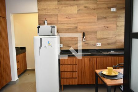 Sala/Cozinha de apartamento para alugar com 1 quarto, 60m² em Mirandópolis, São Paulo