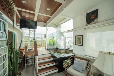 Sala de apartamento para alugar com 3 quartos, 210m² em Mirandópolis, São Paulo