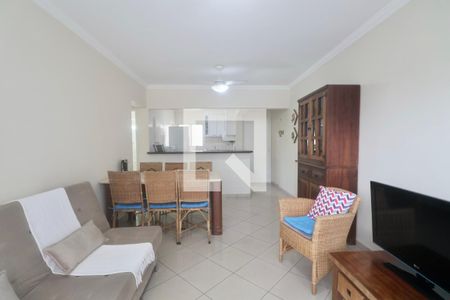 Sala de apartamento para alugar com 3 quartos, 93m² em Tortuga, Guarujá