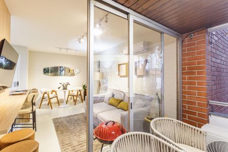 Varanda de apartamento para alugar com 1 quarto, 45m² em Indianópolis, São Paulo