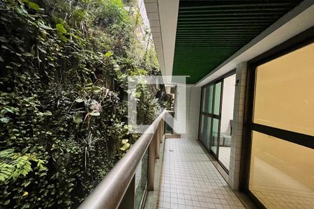 Varanda da sala  de apartamento à venda com 1 quarto, 51m² em Lagoa, Rio de Janeiro
