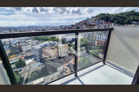 Varanda da Sala de apartamento para alugar com 2 quartos, 44m² em Vila Kosmos, Rio de Janeiro
