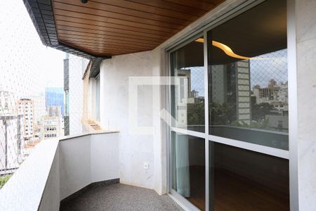Varanda da Sala de apartamento para alugar com 4 quartos, 150m² em São Pedro, Belo Horizonte