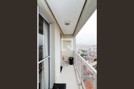 Varanda da Sala de apartamento à venda com 2 quartos, 52m² em Vila Bremen, Guarulhos