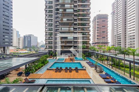 Vista da Varanda de apartamento para alugar com 3 quartos, 167m² em Jardim das Acacias, São Paulo
