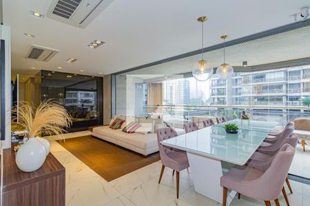 Sala de apartamento para alugar com 3 quartos, 167m² em Jardim das Acacias, São Paulo