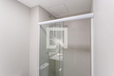 Banheiro de kitnet/studio à venda com 1 quarto, 25m² em Vila Nova Conceição, São Paulo