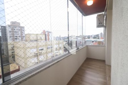 sacada da sala de apartamento para alugar com 2 quartos, 95m² em Centro, Novo Hamburgo
