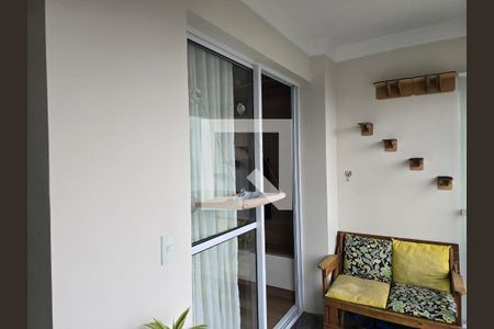 Varanda da Sala de apartamento à venda com 2 quartos, 62m² em Vila Leonor, Guarulhos