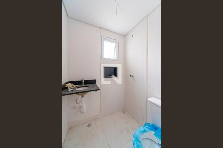 Banheiro de apartamento à venda com 2 quartos, 85m² em Vila Humaita, Santo André