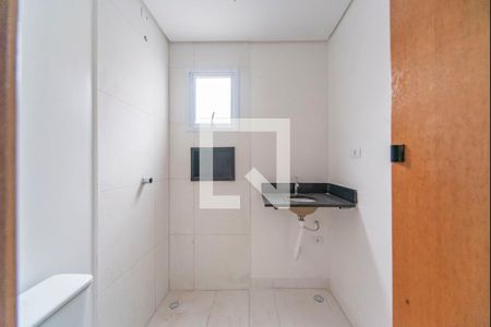 Banheiro de apartamento à venda com 2 quartos, 42m² em Vila Humaita, Santo André