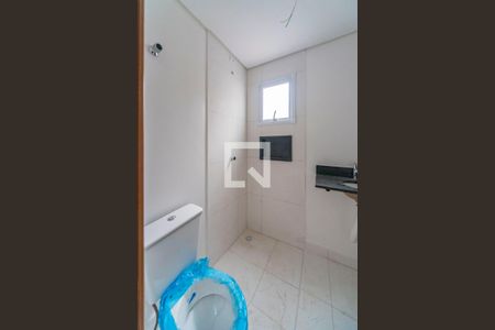 Banheiro de apartamento à venda com 2 quartos, 42m² em Vila Humaita, Santo André