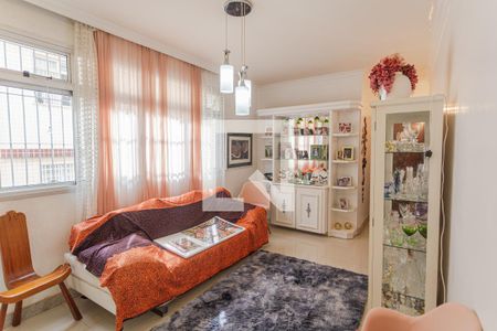 Sala de apartamento à venda com 3 quartos, 92m² em Serra, Belo Horizonte