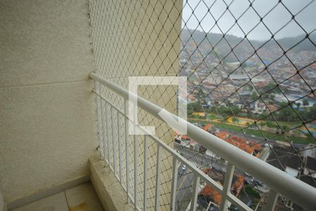 Varanda da Sala de apartamento à venda com 2 quartos, 52m² em Assunção, São Bernardo do Campo
