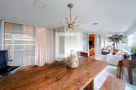 Varanda da Sala de apartamento à venda com 4 quartos, 190m² em Vila Romana, São Paulo