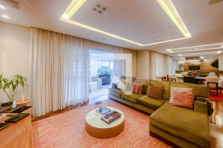 Sala de apartamento à venda com 4 quartos, 190m² em Vila Romana, São Paulo
