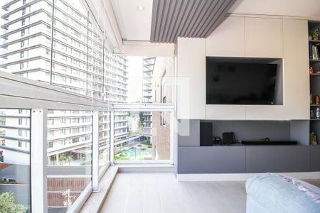 Varanda de apartamento à venda com 1 quarto, 41m² em Lapa, São Paulo