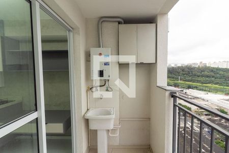 Varanda e Área de serviço de apartamento para alugar com 2 quartos, 37m² em  Vila Cruzeiro, São Paulo