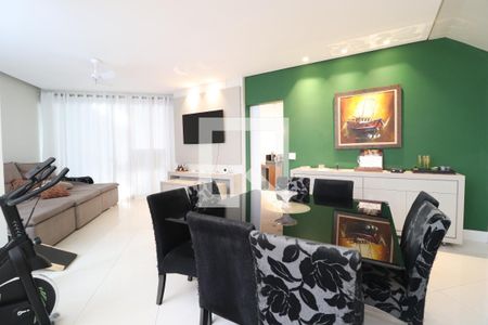 Sala de casa de condomínio para alugar com 3 quartos, 319m² em Jardim Inconfidência, Uberlândia