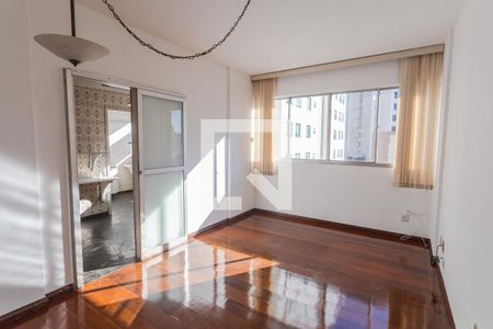 Sala de apartamento à venda com 2 quartos, 74m² em Funcionários, Belo Horizonte