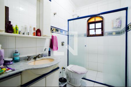 Banheiro da Suíte 1 de casa à venda com 3 quartos, 250m² em Jardim Santa Beatriz, Guarulhos