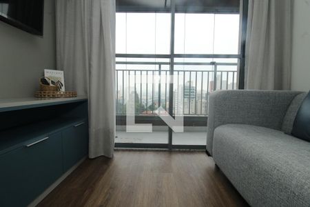Sala de apartamento para alugar com 1 quarto, 28m² em Liberdade, São Paulo
