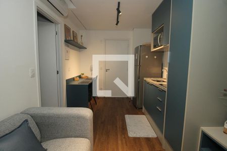 Sala de apartamento para alugar com 1 quarto, 28m² em Liberdade, São Paulo