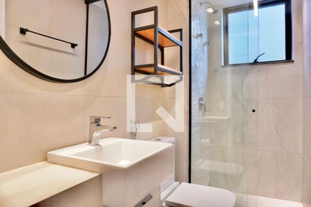 Banheiro Social de apartamento para alugar com 2 quartos, 145m² em Lourdes, Belo Horizonte