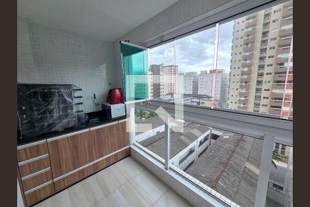 Varanda de apartamento para alugar com 3 quartos, 116m² em Vila Caiçara, Praia Grande