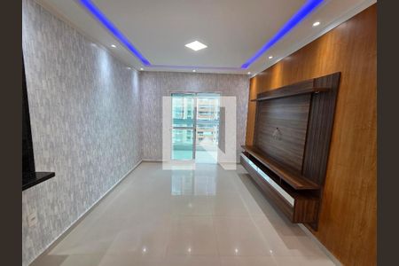 Sala de apartamento para alugar com 3 quartos, 116m² em Vila Caiçara, Praia Grande